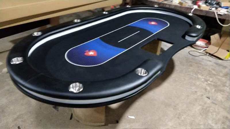 LED Poker Table Top Casino Texas Table Board Customized Gambling Table