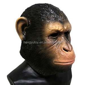 Realistic ape chimp monkey costume Accessories Caesar Apes mask