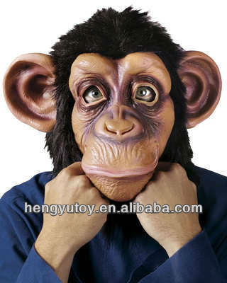 Realistic Latex Monkey Baboon Gorilla Mask Animal ape Costume for Christmas Party Halloween