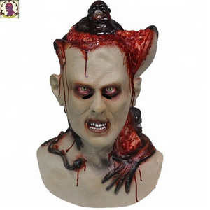 2018 New Arrival  High Quality Terrifying   Horror Zombie Latex  Mask For Halloween Party Cosplay Adult Unisex Decoration