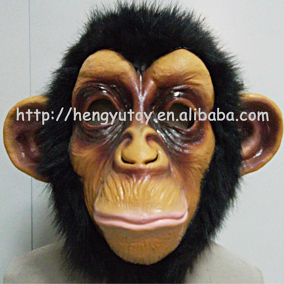 Realistic Monkey Mask Halloween Party Costume Theater Props Latex carnival monkey costume