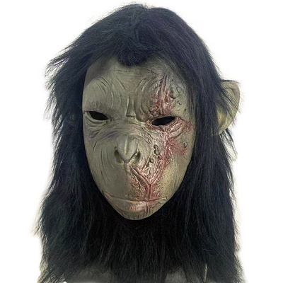 Chimp Mask Gorilla Latex Mask Halloween Costume Horror Monkey Masks Carnival Party Cosplay