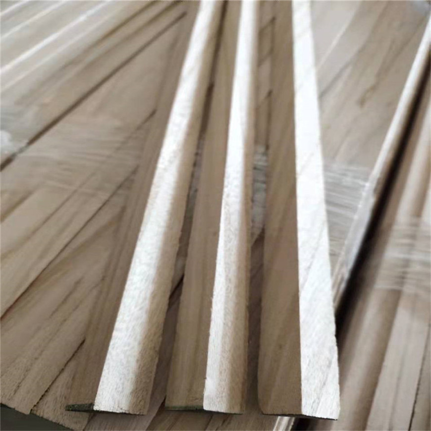 Custom High Quality Paulownia Solid Wood Chamfer Strips From Hengyu Woods