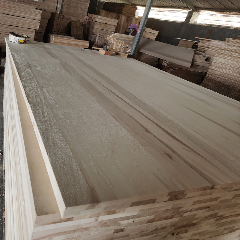 Paulownia Wood Timber Solid Thin Wood For Crafts bleached Eco-friendly Lumber