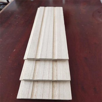 Factory outlet Paulownia timber interior wall panel solid wood panels for indoor steam sauna wood planks