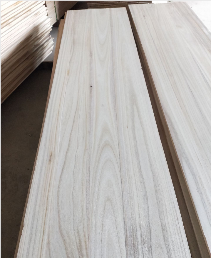 Paulownia Wood Timber Solid Thin Wood For Crafts bleached Eco-friendly Lumber