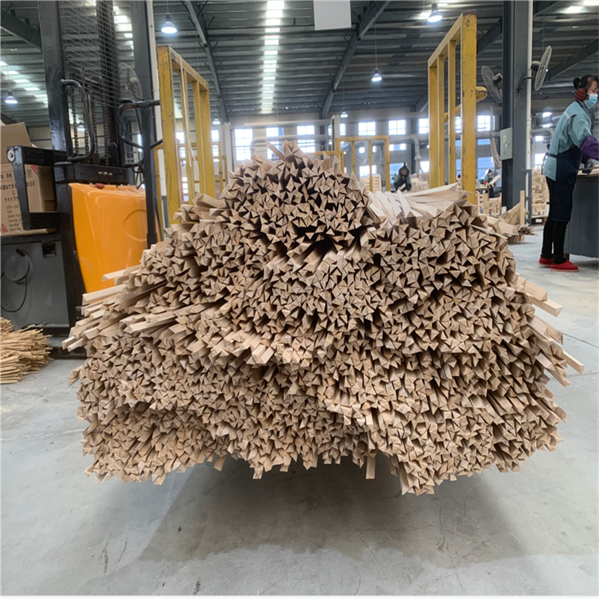 Custom High Quality Paulownia Solid Wood Chamfer Strips From Hengyu Woods