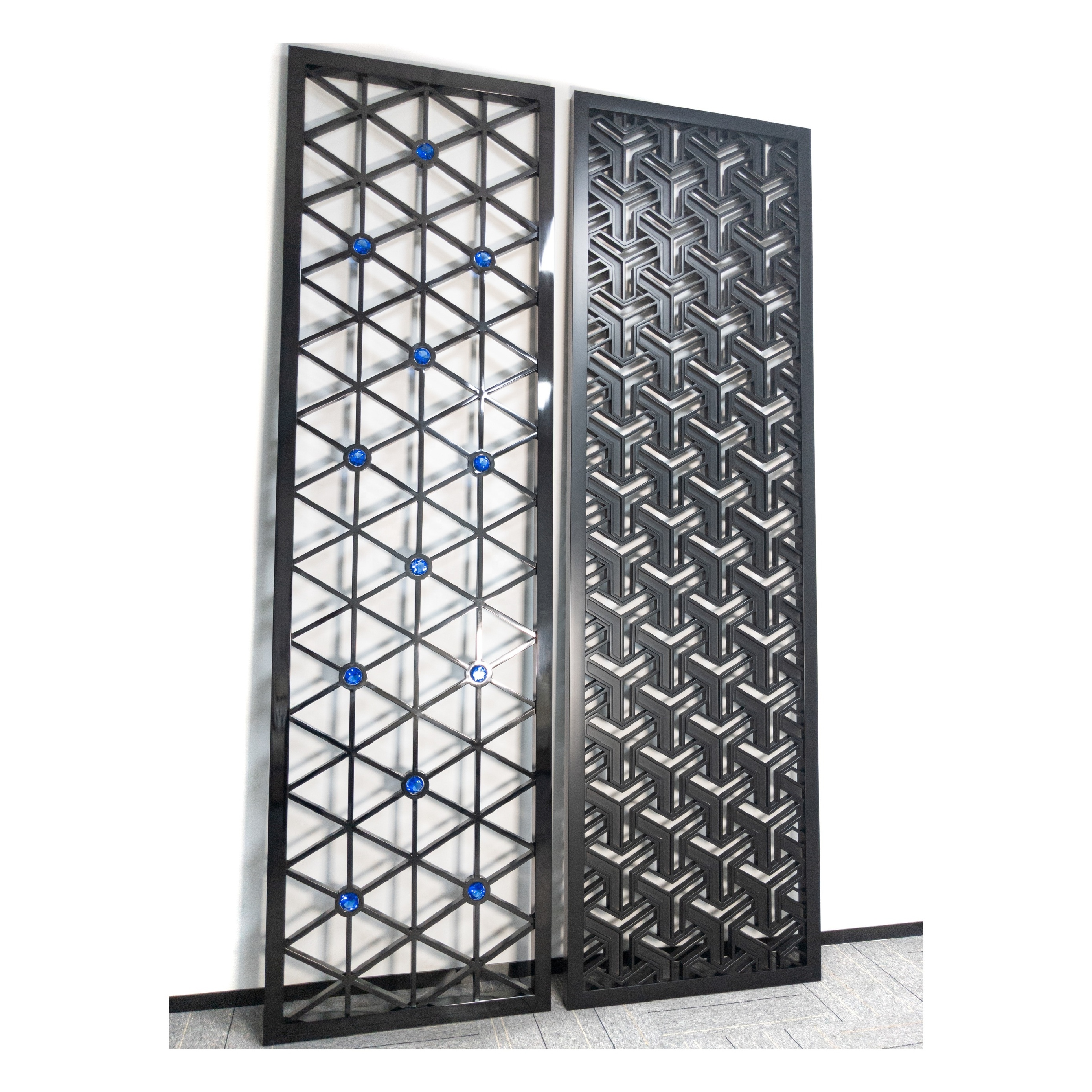 Fast Shipping Polished Steel Divider Hotel Divider Room Partition For Living Room