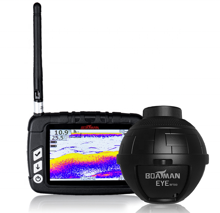 Boatman Sonar fish finder for boats 200m deeper waterproof 3.5inch colorful screen fish finder fish rod camera