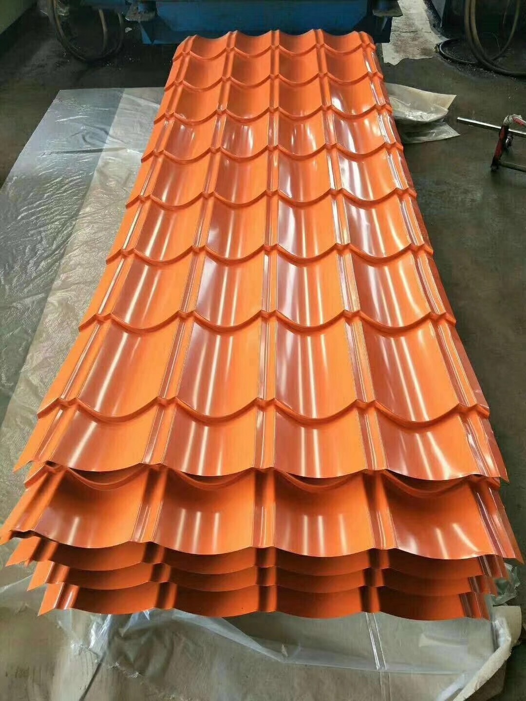 Hot sale CE factory direct ASA galvanized metal stone coated UPVC PPGI 4x8 steel roofing tiles sheet