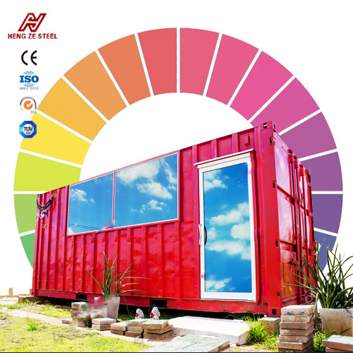 ATSM A36m prefabricated light structural steel T-type flat-roof house single-story box-type mobile house for residential use