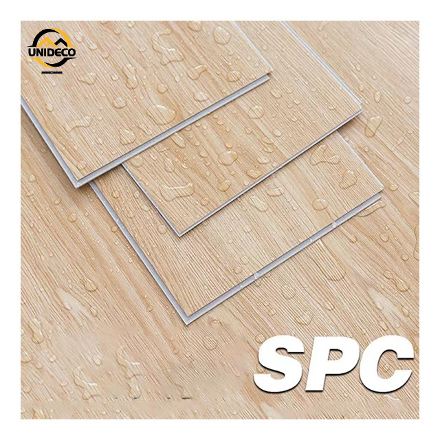 Tap SPC Click Flooring Piso Rigid Core Interlocking Click Lock Vinyl Flooring Tiles Plastic Indoor Flooring PVC & Go 4mm 5 Years