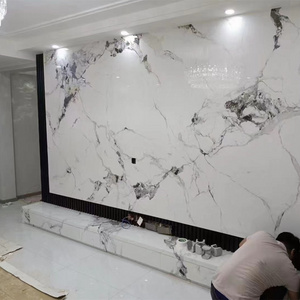 Hot sale 1220*2440mm wall marble sheets waterproof plastic marble alternative pvc marble panels