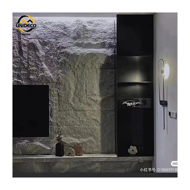 Best Quality Mushroom Stone Wall Pu(polyurethane) Stone Wall Panel For House Decoration 1200*600mm