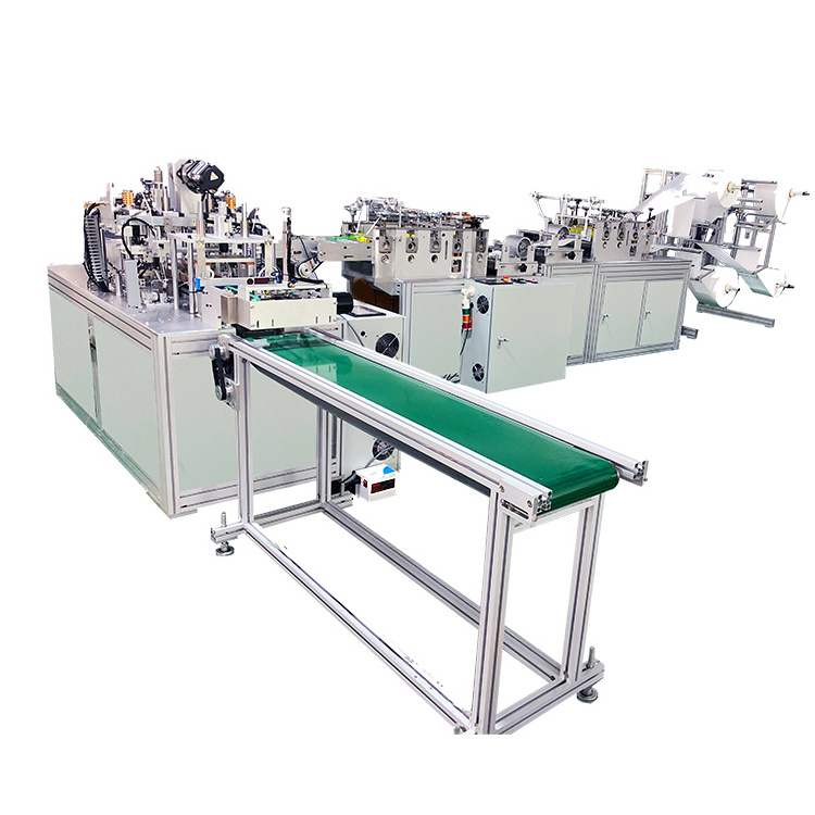 Full Automatic Non Woven KF94 Fish Type Mask Production Machine