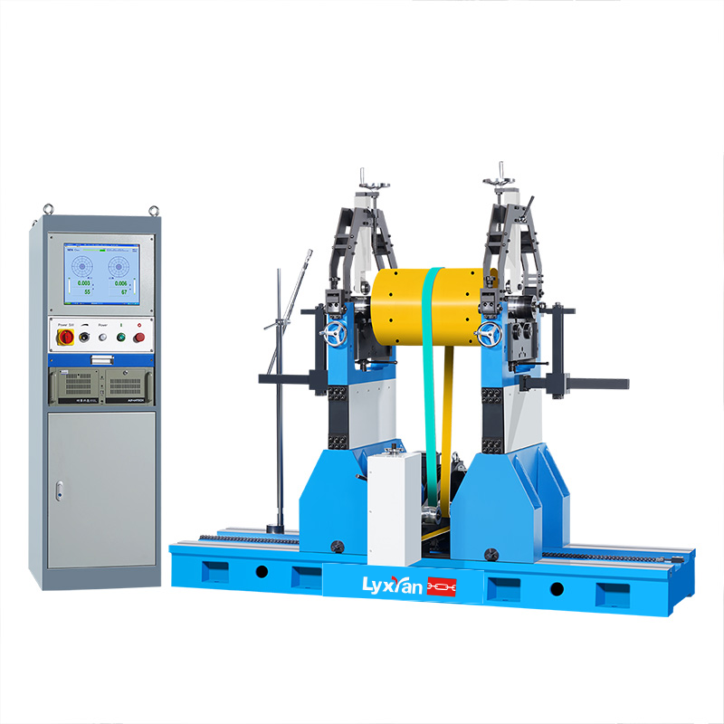 Horizontal speed balancing machine Crankshaft belt drive balancing machine