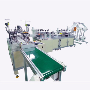 Full Automatic Non Woven KF94 Fish Type Mask Production Machine