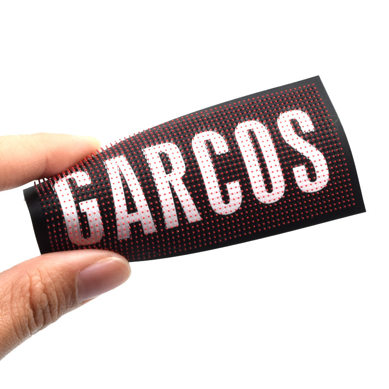 Custom Heat Transfer Patches 3D Tpu Logo Raised labels for clothing garment label pvc rubber patches