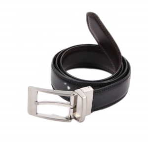 Factory wholesale top quality custom genuine leather belt for men