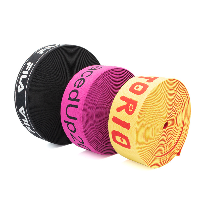 Webbing Manufacturer Jacquard Elastic Webbing For Boxer Brief Custom Jacquard Elastic  band 100% polyester jacquard webbing