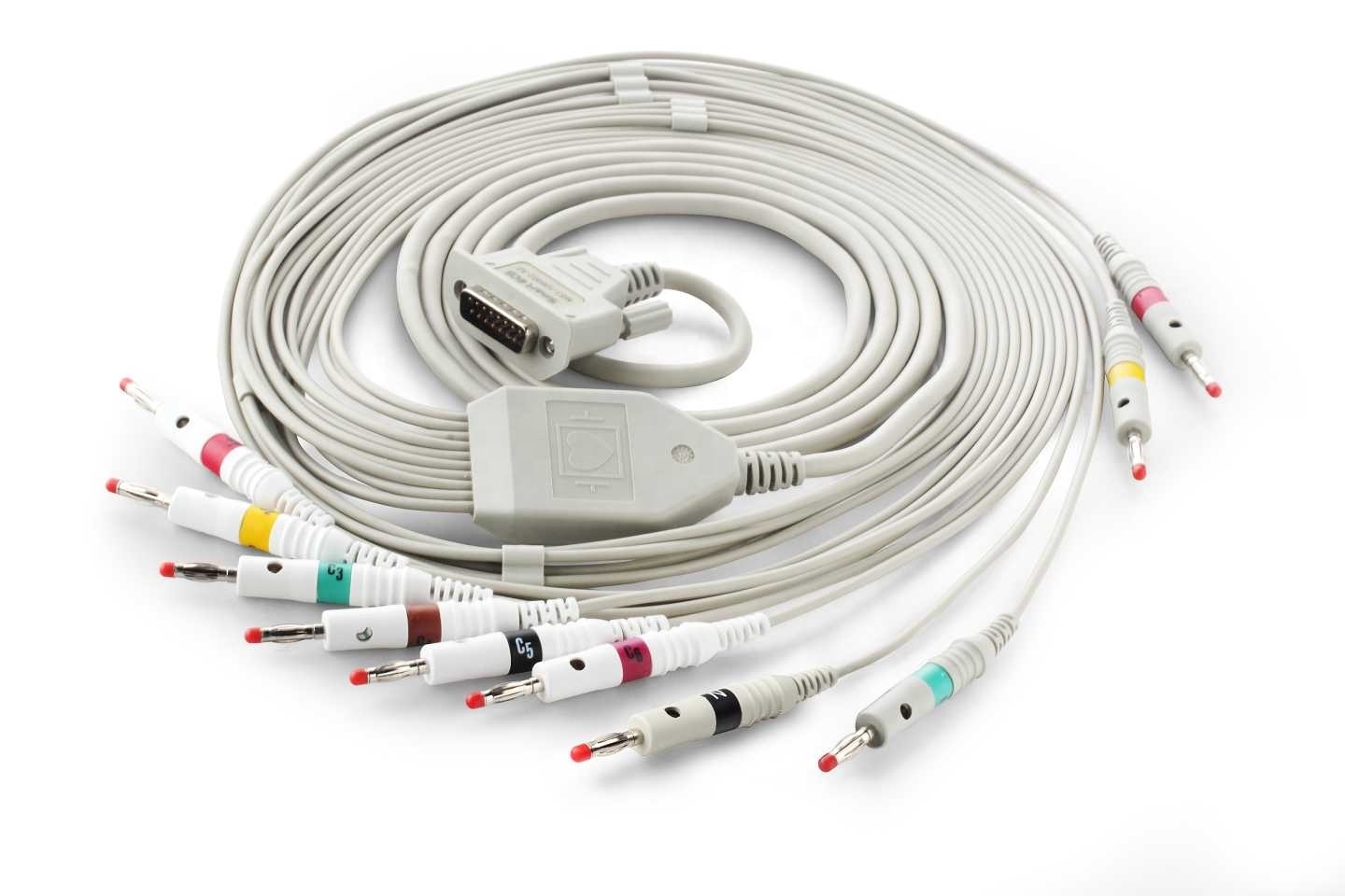 EDAN high quality ECG cable trunk cable for resting ECG 210cm 220cm 300cm