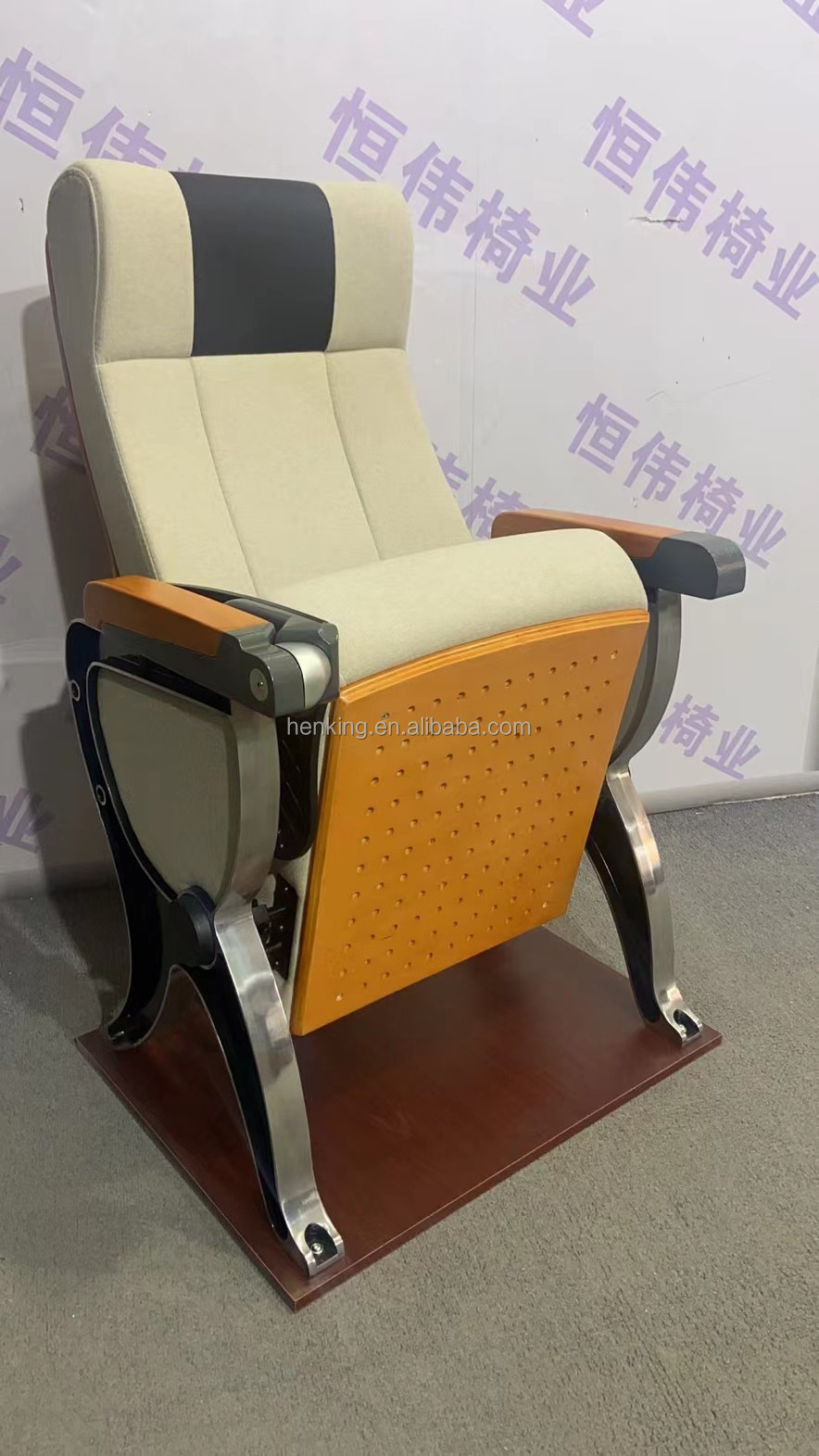 aluminum alloy foot school auditorium chair auditorium seating WH801-2