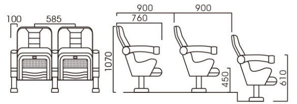 3d 4d 5d commercial cinema theater chairs movie theater seats/seating