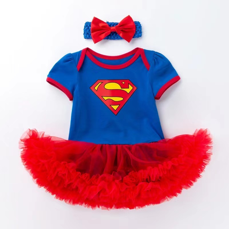 1 2 Years Old Infant Clothing Minnie Design Lil Girls Costume Princess Cosplay Superhero Baby Costume Birthday Baby Party Dress