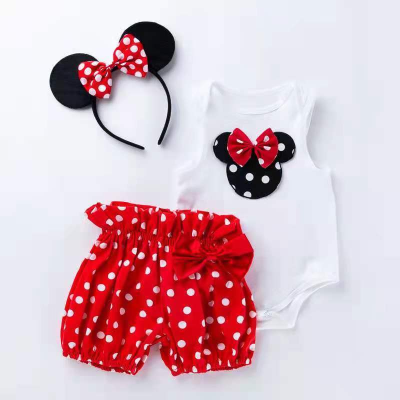 3 Pieces Little Girls Clothing Sets Summer Baby Girl Tutu Dress Cotton Cute Other Girls' Clothing Casual Baby Outfits 1 2 Year