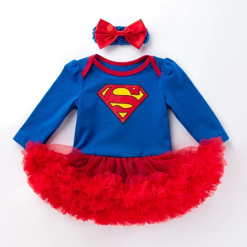 1 2 Years Old Infant Clothing Minnie Design Lil Girls Costume Princess Cosplay Superhero Baby Costume Birthday Baby Party Dress