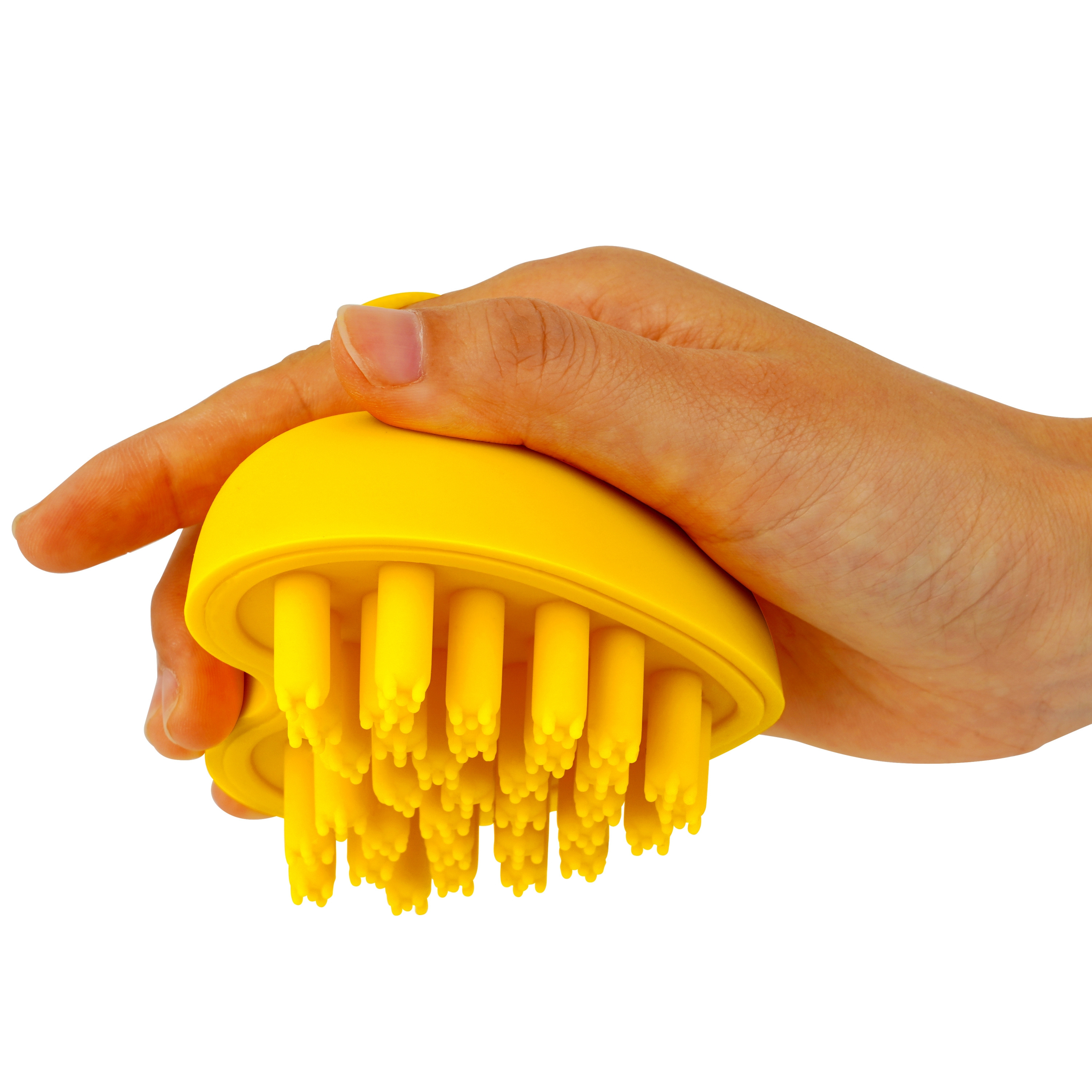 100% Silicone Material Skin-friendly Design Scalp Massager Hair Brush Scalp Applicator