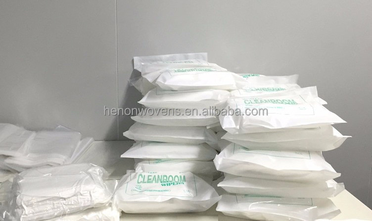 105gsm 150pcs 1009DLE clean room wiper 100% polyester