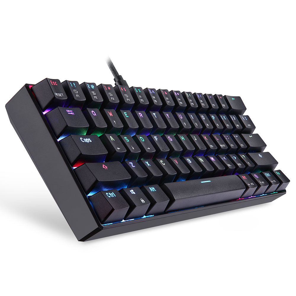 Wholesale Wired Motospeed Gaming Outemu Switch Mechanical Keyboard  61keys RGB Backlight hot swap keyboard