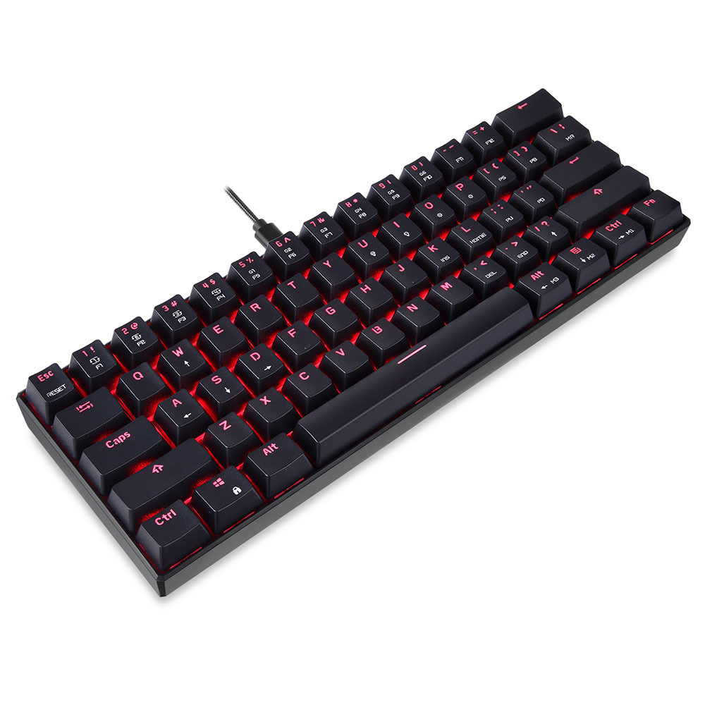 Wholesale Wired Motospeed Gaming Outemu Switch Mechanical Keyboard  61keys RGB Backlight hot swap keyboard