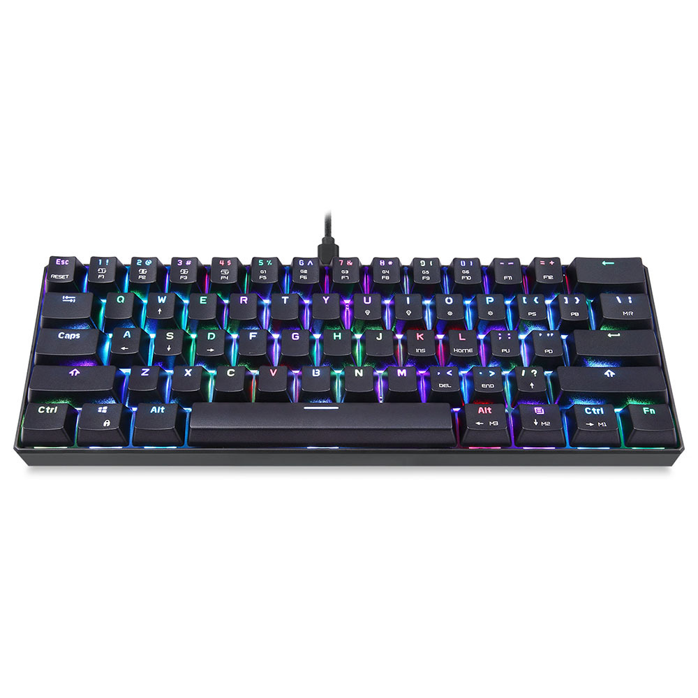 Wholesale Wired Motospeed Gaming Outemu Switch Mechanical Keyboard  61keys RGB Backlight hot swap keyboard