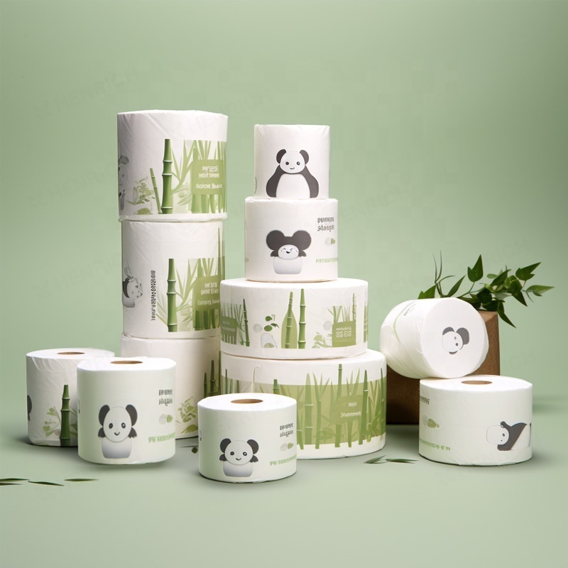 Morden Style Toilet Paper 1000 Sheets Black Toilet Paper Bamboo Toilet Paper Roll Henrich Bamboo Tissue