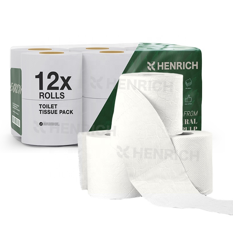 3 ply toilet paper 12 36 48  pack 2ply bathroom tissue safe eco-friendly toilet paper