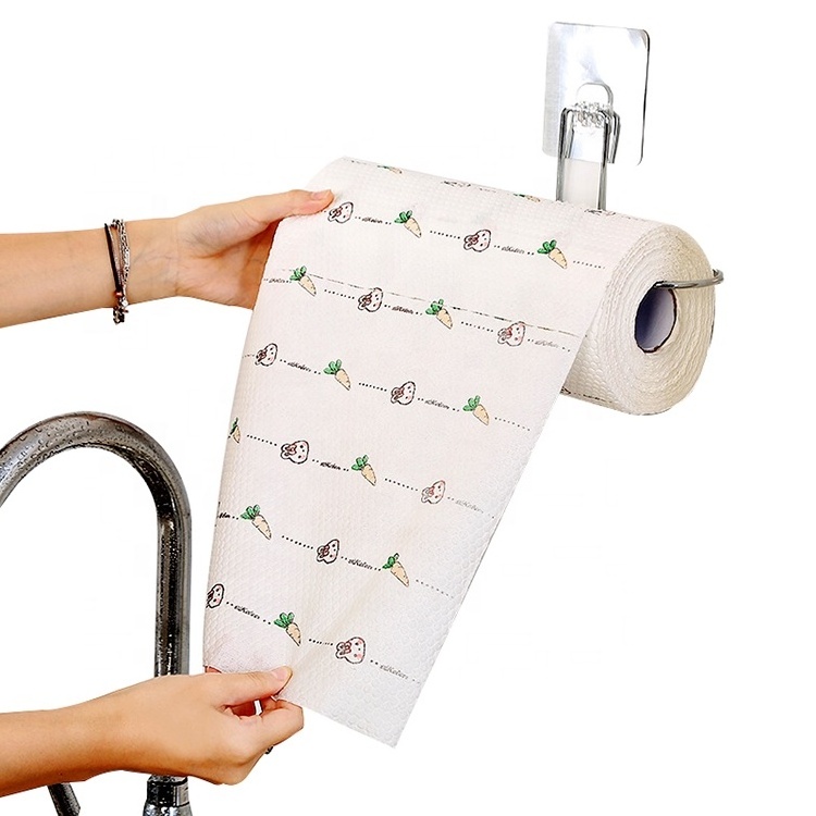 Wholesale Factory Custom eco friendly  disposable cleaning towels kitchen roll manufacturer bamboo hand towel