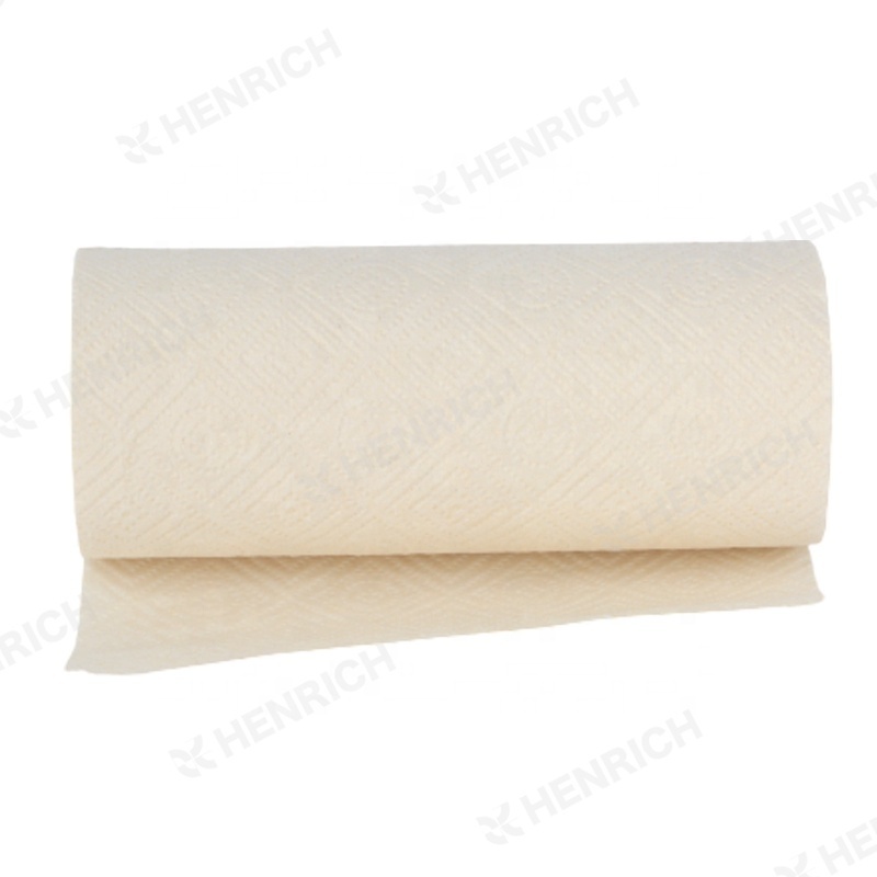 Disposable kitchen towel 3 layers white kitchen printing tissue roll reusable paper towels kitchen paper