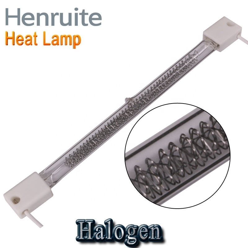 clear halogen heat lamp 540mm 240v 1650w flash cure flash halogen bulbs for printing