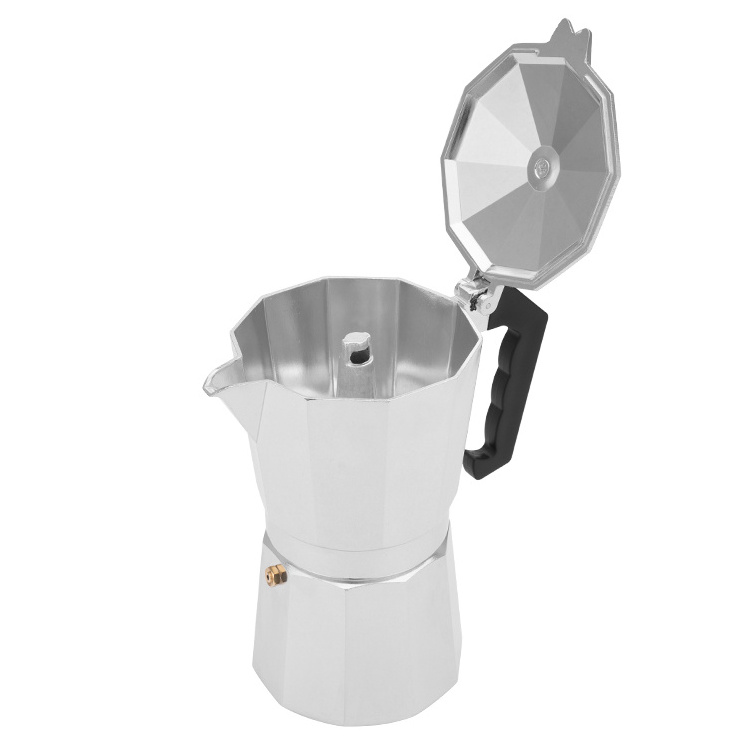 Aluminum 1 2 3 6 9 12 Cups Of Espresso Coffee Maker Moka Pot