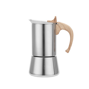 Stainless Steel 304/403  2 4 6 9 Cups Of Espresso Coffee Maker Stovetop Espresso Maker Moka Pot