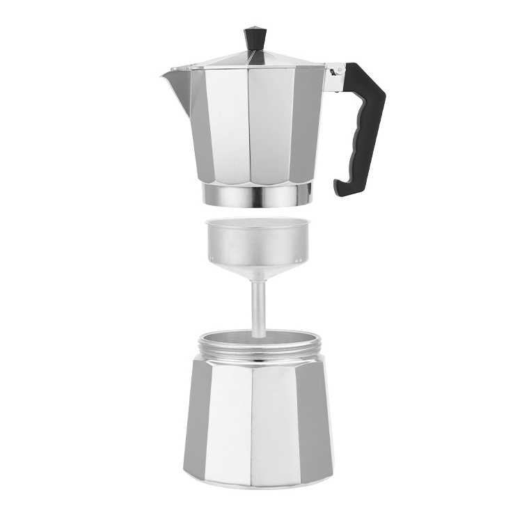 Aluminum 1 2 3 6 9 12 Cups Of Espresso Coffee Maker Moka Pot