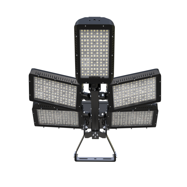 High bright high pole led flood light for sports stadium lighting