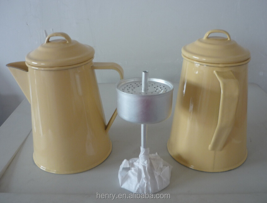 enamel coffee pot