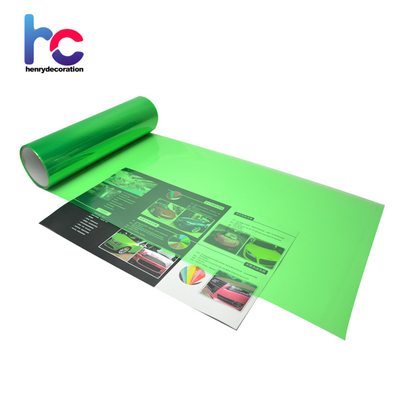 China manufacturer colorful Transparent Car Chameleon Headlight Tint Film