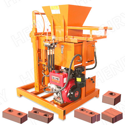 Hr2-25 Diesel Clay Interlocking Brick Machine And Mud Brick Making Machine