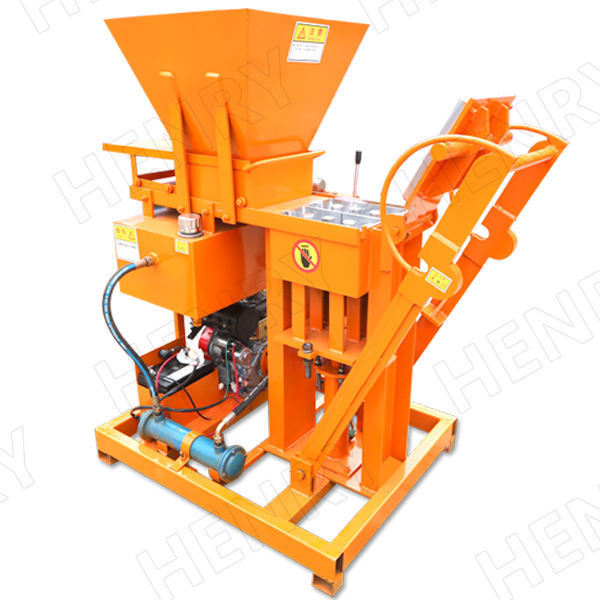 Hr2-25 Diesel Clay Interlocking Brick Machine And Mud Brick Making Machine