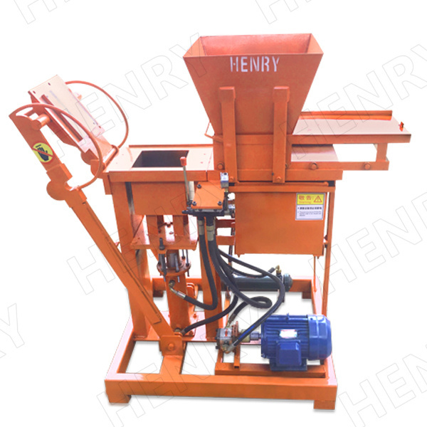 Latest Designed Hr2-25 High Quality DIY Soil Clay Lego Solid Block Making Machine Hydraform Brick Molding Machine