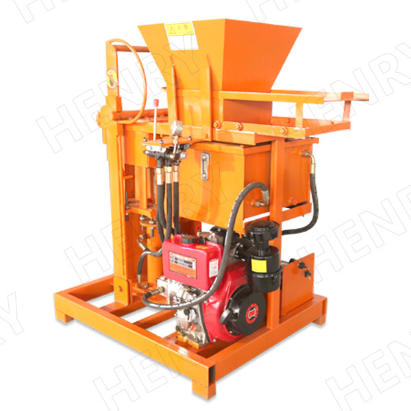 Latest Designed Hr2-25 High Quality DIY Soil Clay Lego Solid Block Making Machine Hydraform Brick Molding Machine